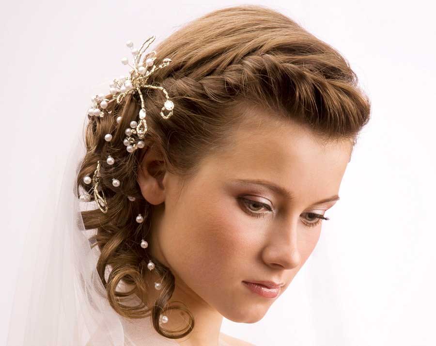 medium length wedding hairstyles