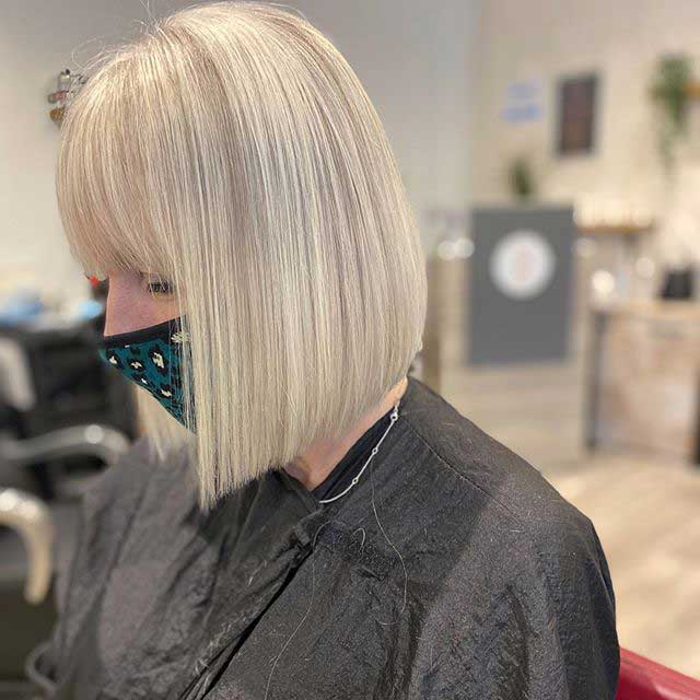 blunt cut bob hairstyle