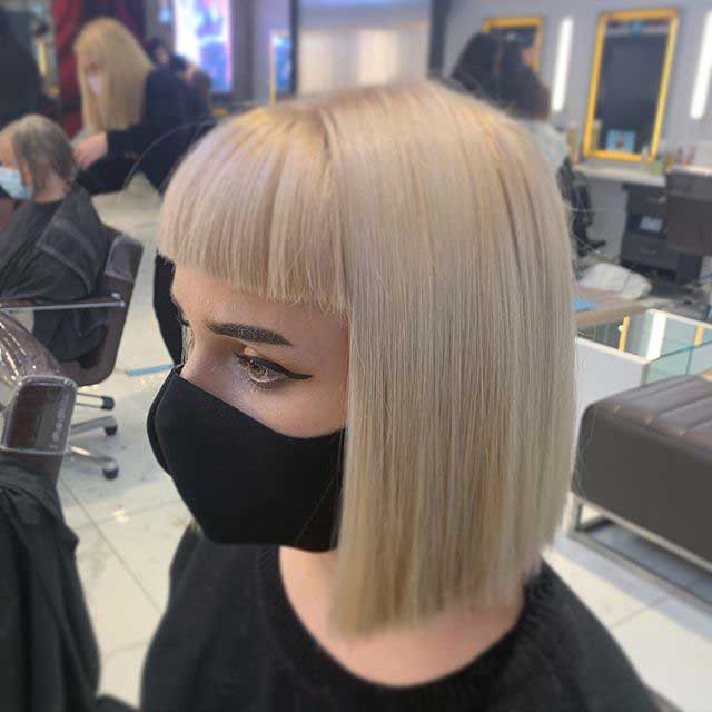 blunt cut bob hairstyle