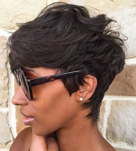 Short Pixie Bob hairstyles for Black Women