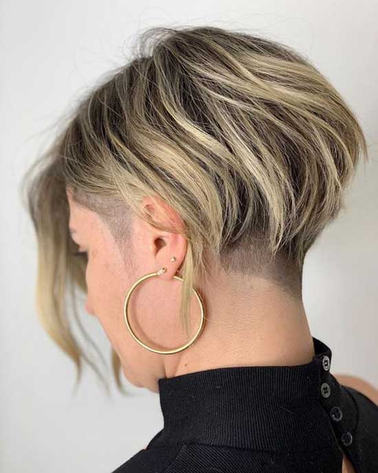 Long pixie haircut