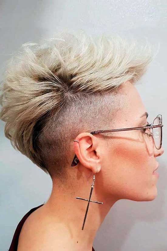 Long pixie haircut