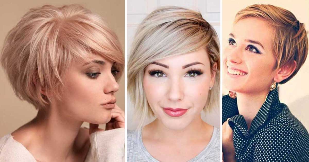 15 Short Haircuts For Round Faces with Fine Hair