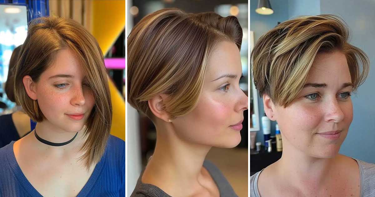 24 Chic Short Haircuts That Enhance Oval Faces
