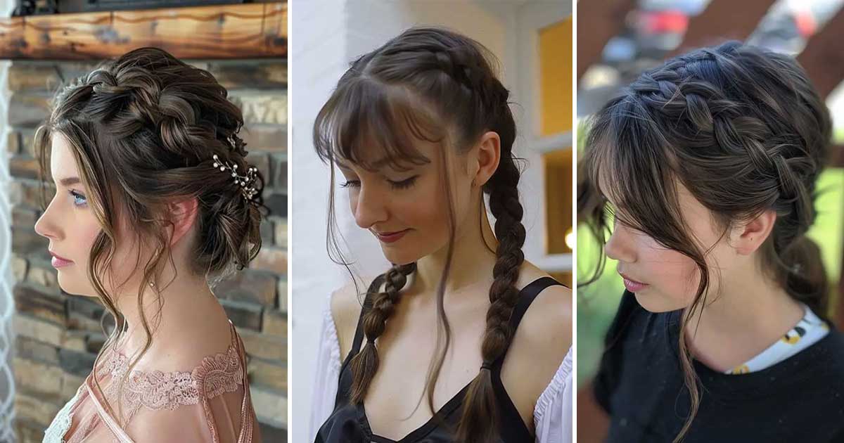 16 Stunning Braided Hairstyles for Round Faces