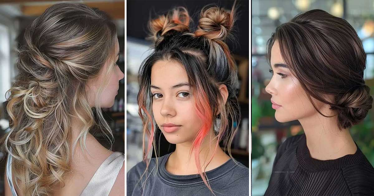 23 Chic and Easy Updos for Medium-Length Hair