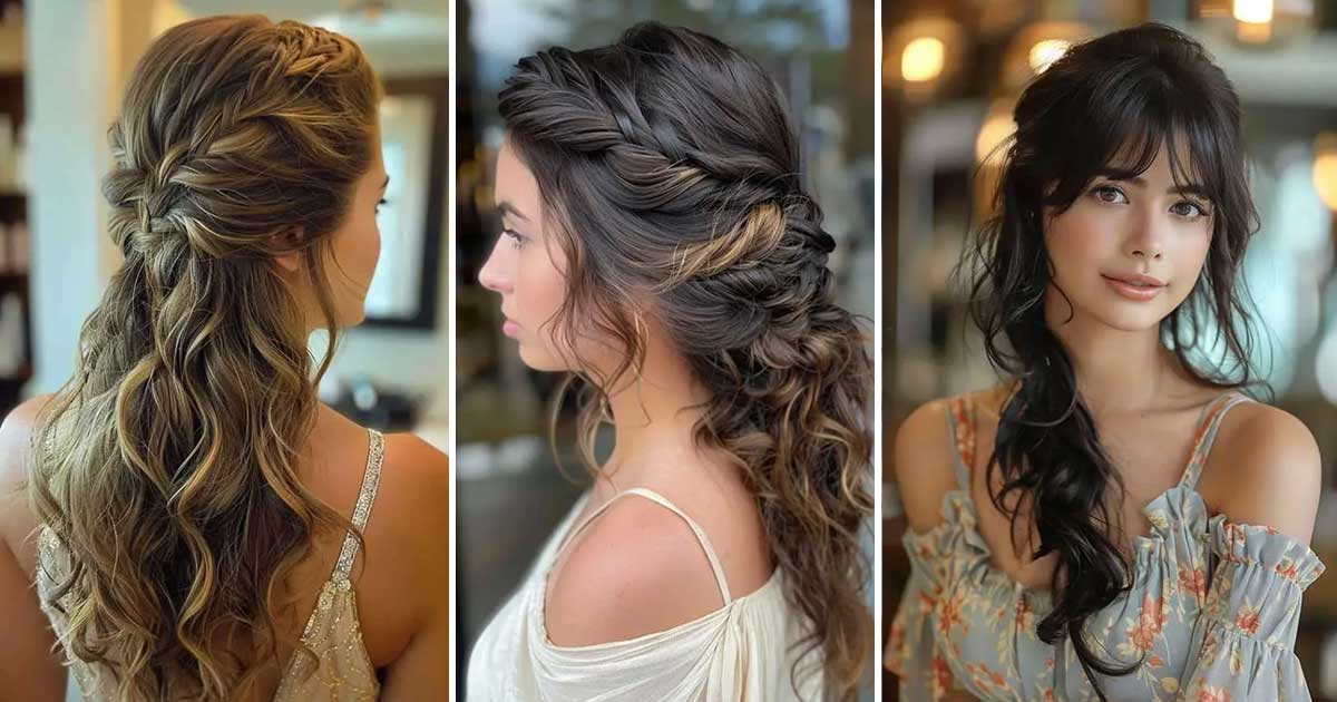 23 Stunning Half Up Half Down Prom Hairstyles to Turn Heads