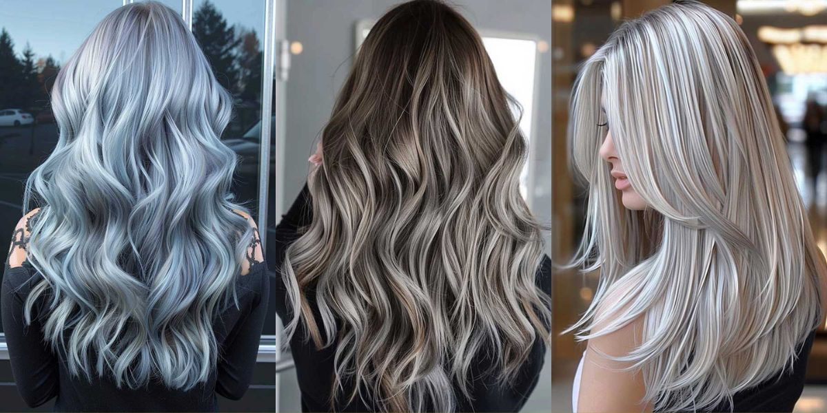 28 Perfect Silver and Gray Highlights to Upgrade your Style
