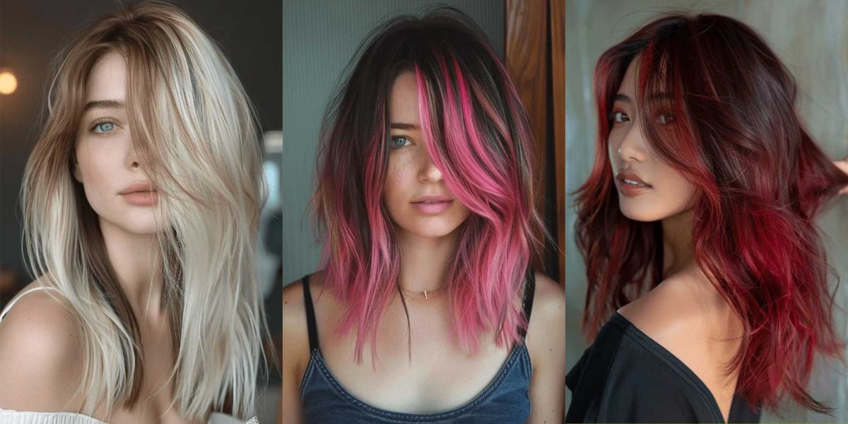 20 Best Peekaboo Hair Color Ideas