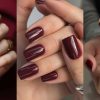 16 Stunning Dark Cherry Red Nail Ideas