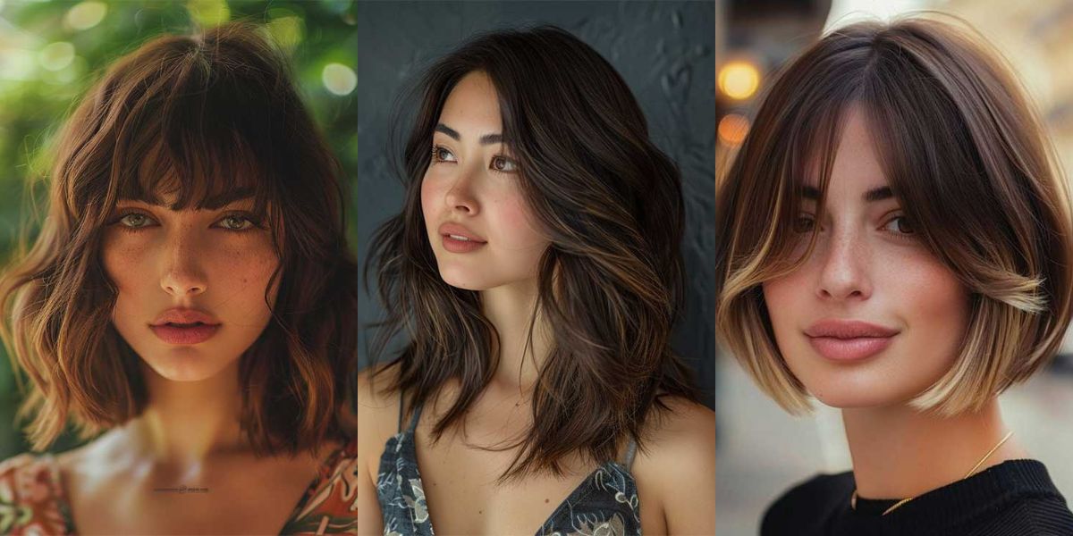 20 Best Bob Haircuts with Side-Swept Bangs