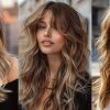 24 Flattering Long Layered Haircuts with Bangs