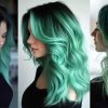 18 Vibrant Green Ombre Hair Color Ideas