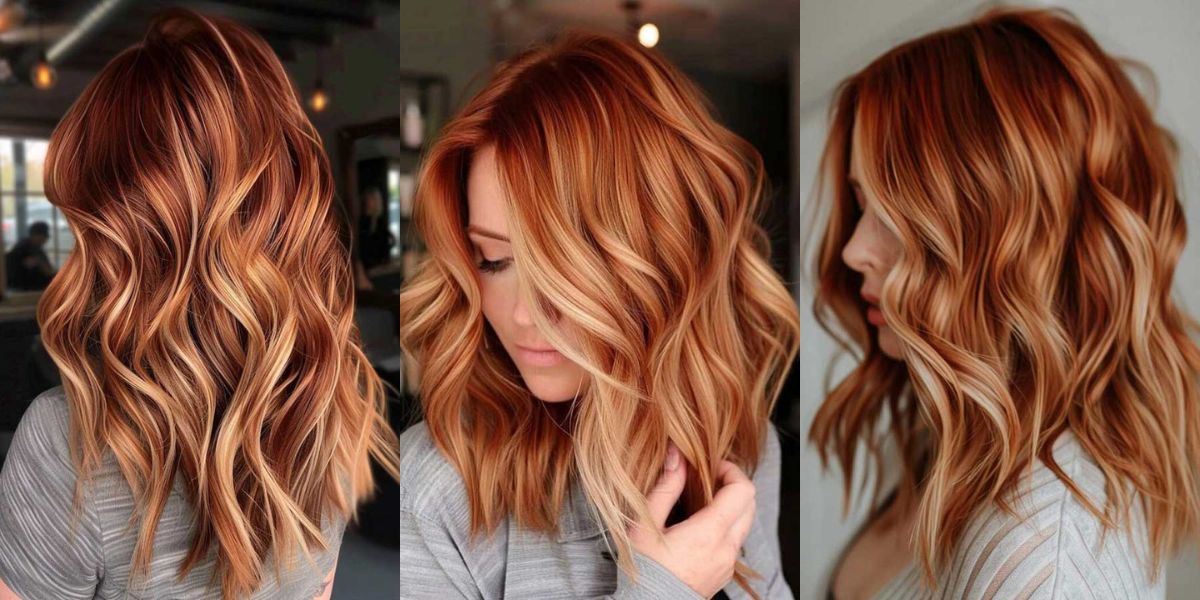 22 Stunning Red Hair with Blonde Highlights