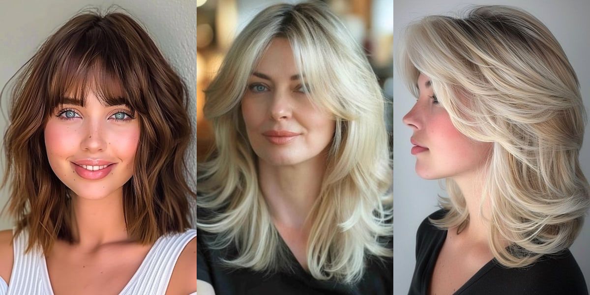 18 Gorgeous Medium-Length Hairstyles with Bangs