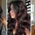 Black Hair with Highlights