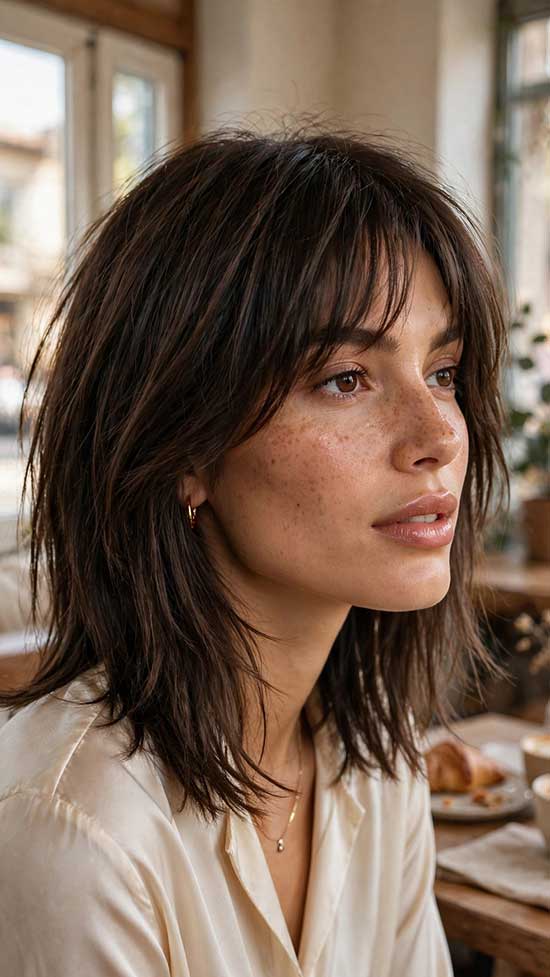 Shoulder Length Wolf Cut