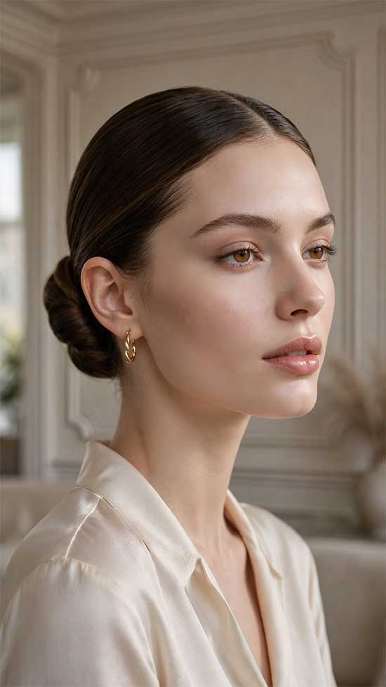 Sleek Low Bun
