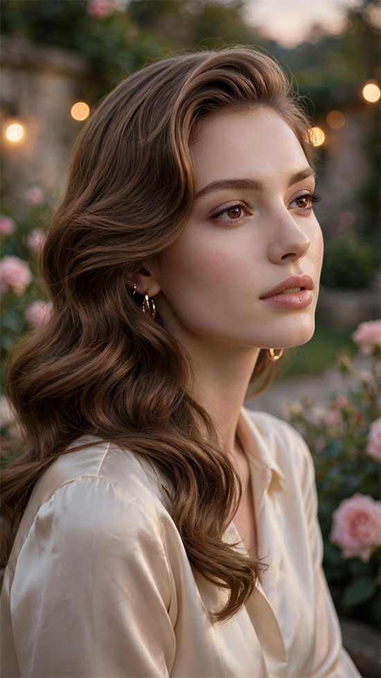 Timeless Side Swept Waves