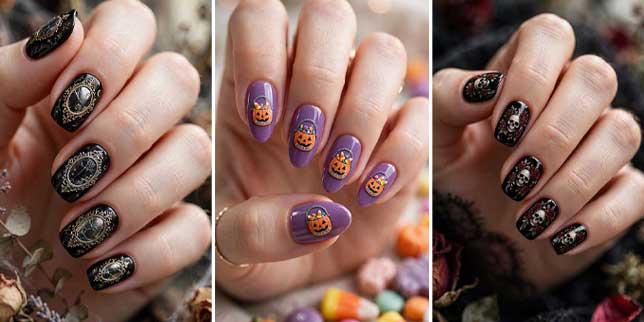 22 Halloween-Themed Nail Designs for a Cute, Spooky and Festive Manicure