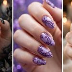15 Lace Halloween Nails for a Delicate and Dramatic Look